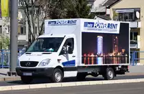 Mercedes Sprinter auf der Kennedybr�cke in Bonn-Beuel - 08.04.2011
