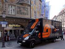 IVECO von trans-o-flex stellt in Mnchen Pakete zu;110329