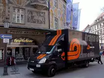 IVECO von trans-o-flex stellt in M�nchen Pakete zu;110329