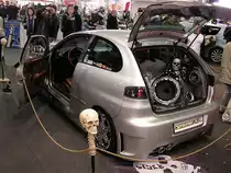 Seat Ibiza,  Skull-style  fotografiert auf dem Carstyling Tuning Show 2011 (27.03), Budapest.