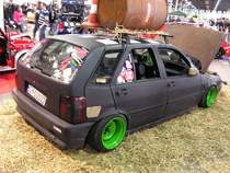 Fiat Tipo aus Poland in Bauerstil, fotografiert auf dem Carstyling Tuning Show 2011 (27.03), Budapest.