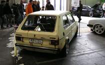  Verrosteter  VW Golf. Foto: 27.03.11, Carstyling Tuning Show Budapest.