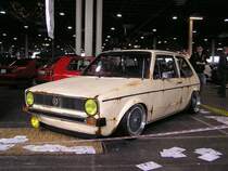 Verrosteter Golf. Foto: 27.03.11, Carstyling Tuning Show Budapest.