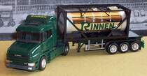 SCANIA Hauber &acute;96 mit 20ft Chomtank Container RINNEN 