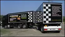 21.04.2011: Nachschu� - Fahrschule-H�ngerzug Mercedes Actros 2546 Kastenaufbau ...
