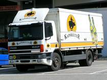 DAF CF75 der Brauerei Kapsreiter am Rieder Messegelnde;110408