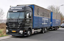 MB Actros 2544 Tandemzug  Van Leeuwen  in Euskirchen - 26.03.2011