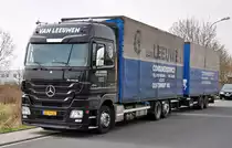 MB Actros 2544 Tandemzug  Van Leeuwen  in Euskirchen - 26.03.2011