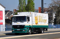 MB Actros mit Kofferaufbau  Bitburger  in Bonn - 08.04.2011