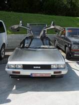 Ein DeLorean DMC-12 auf der US-Car-Show in Grefrath im August 2010. Nur etwa 9000 Stck wurden in den Jahren 1981-1982 gebaut.