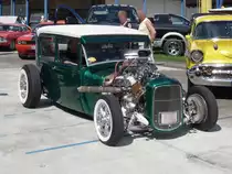 Ein Hot Rod auf der US-Car-Show in Grefrath im August 2010. Basis d�rfte hier ein alter Ford Model B aus den 1930er Jahren gewesen sein.