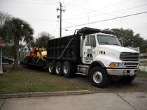 Ein interessanter Sterling Kipper mit Baggeranhnger am 24.02.2011 in der Nhe von Sarasota, Florida, USA.