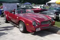 Ein Chevrolet Camaro der zweiten Generation, gebaut um 1980, auf der US-Car-Show in Grefrath im August 2010.