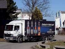 ATEGO-1828 der Brauerei Ried eilt schon zum nchsten Abnehmer;110225
