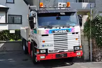 Scania 112M Intercooler, Schaustellerfahrzeug in Bonn-Beuel - 08.04.2011