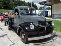 Ein Chevrolet  Advance Design  Pickup, gebaut ab 1947, auf der US-Car-Show in Grefrath im August 2010.