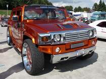 Ein  kleiner  Hummer auf der US-Car-Show in Grefrath im August 2010.