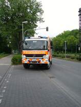 Ein Mercedes Benz Atego der Berufsfeuerwehr Frankfurt am Main 26.04.11 an der Feuerwache 1 