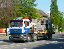 Ein MAN TAG 35.410 unterwegs in Nidau am 19.04.2011
