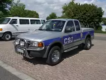 Ein Ford Ranger, im CSI-Design, auf dem Au�engel�nde der US-Car-Show in Grefrath im August 2010.