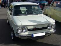 NSU Prinz 1000. 1964 - 1967. Im Grunde war der Prinz 1000 ein vergrerter, modifizierter Prinz 4. Der 4-Zylinderreihenmotor mit 996 cm leistete 43 PS. Von 1967 - 1972 hie das Auto nur noch NSU 1000. Von dieser Modellreihe wurden ca. 196.000 Fahrzeuge produziert. Saisonerffnung am Dsseldorfer Meilenwerk 10.04.2011.