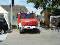 Ein Mercedes Benz Unimog in Mannheim am 09.05.11