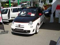Ein FIAT 500 von Abarth in Mannheim am 09.05.11