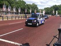  London-Cab  gesehen am 10.05.2011 am Buckingham Palace in London.