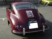 Heckansicht eines Porsche 356 1500 Super. 1952 - 1955. Saisonerffnung am Dsseldorfer Meilenwerk 10.04.2011.