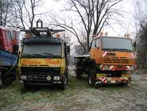 Dieser Steyr 32S36 hat eine ungewisse Zukunft.Der 19S24 daneben wurde bereits geschlachtet. 28.11.2010