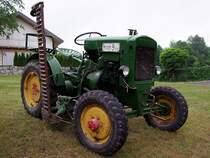Klckner-Humboldt-DEUTZ; Type:F1M414;11PS;Baujahr 1939 nimmt trotz khlem, regnerischen Wetter an einer Oldtimerausstellung teil;110515