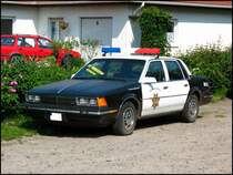 Dies ist ein Streifenwagen der LADP gesehn in Lu. Wittenberg. Dieser Streifenwagen steht unmittelbar am Bhf. Lu. Wittenberg. Dieser ist zu verkaufen, 22.05.07.
