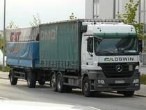 MB Actros MP2 2544 Hngerzug  Logwin  in Nrnberg, 13.04.2011