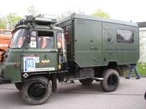 Robur mit Wohnwagenaufbau BASTEI. Hartmannsdorf 2006