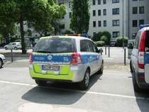 Ein Opel Zafira der Polizei Frankfurt am 28.05.11