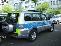 Ein Misubishi Gel�ndewagen der Reiterstaffel am 28.05.11 in Frankfurt am Main 