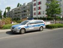 Ein Opel Vectra der Polizei Frankfurt am Main am 28.05.11