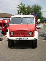 Ein alter Mercedes Benz Unimog in Maintal am 05.06.11
