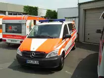 Ein neuer Mercedes Benz Vito des DRK Maintal am 05.06.11