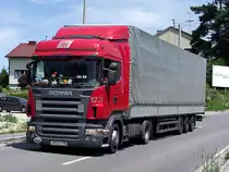 SCANIA R420 mit Regionalcode der Stadt Moskau auf �sterreichs Stra�en;110607