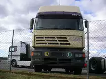 Steyr FE410A Zugmaschine abgestellt in Zettling am 28.3.2010.