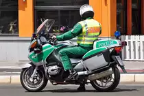 BMW Polizeimotorrad in Bonn, anl��lich der Demo gegen Atomkraftwerke - 28.05.2011