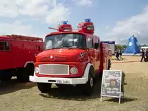 Ein alter Mercedes Benz LKW der mal als Wasserwerfer der Polizei benutzt wurde am 18.06.11 in Oberursel  