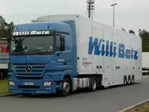 Mercedes Actros MP2 1844  Willi Betz  zugelassen in �sterreich auf dem Rasthof N�rnberg/Feucht, 02.06.2011