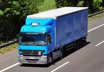 MB Actros  Kiesewetter Transport  auf der A61 bei Weilerswist - 25.05.2011