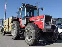 MF-397 mit kleinem Viehtransporth�nger;110607