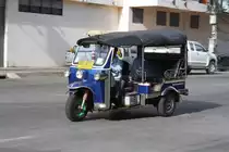 Typisches  Tuk Tuk  am 14. Juni 2011 in Nakhon Ratchasima (Khorat).