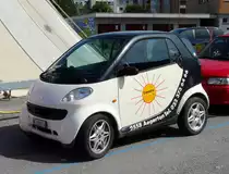 Schwarz - Weisser Werbesmart in Biel am 12.06.2011