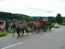 4 PS Biertransport unterwegs zum Gotthelfsmarkt in Sumiswald am 11.06.2011