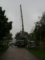 Ein Faun Bundeswehr Kran in Oberursel am 20.06.11